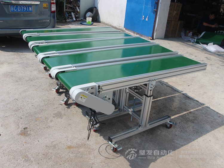 小型單腿支撐皮帶輸送機 小型單腿支撐皮帶輸送機